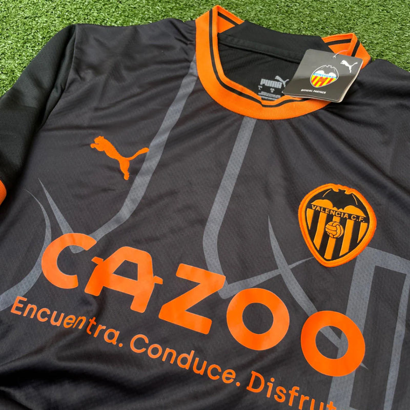 Camisa Valencia Away II 22/23 - Preta