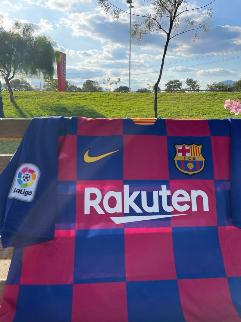 Camisa Barcelona Home l 22/23 - Azul e Grená