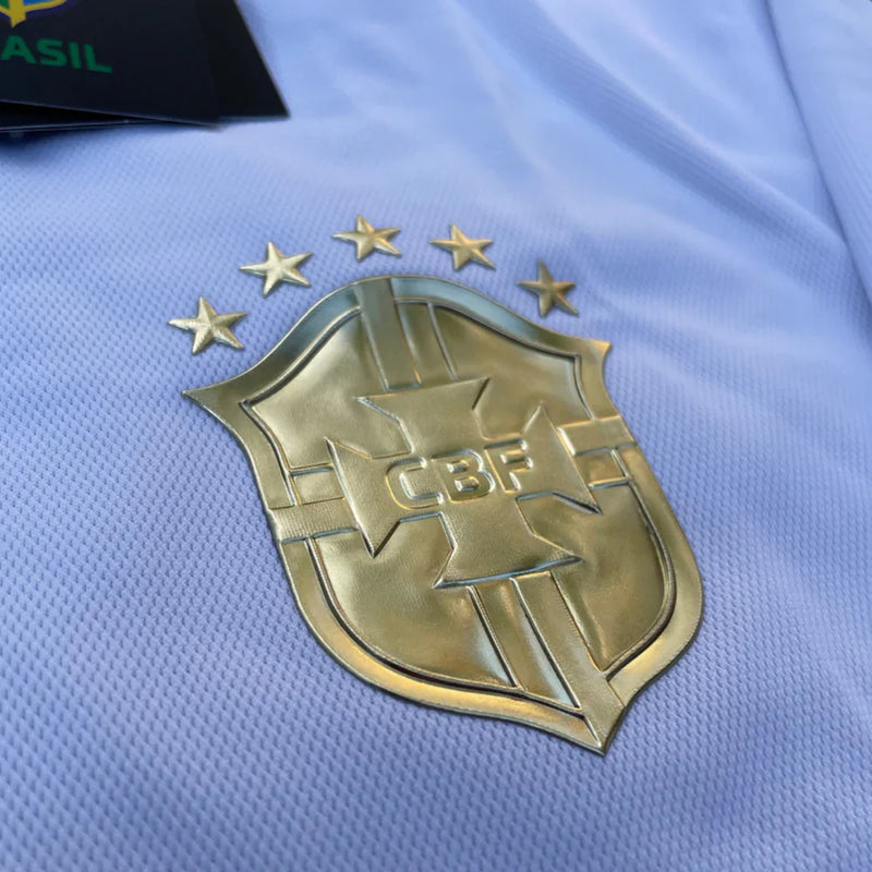 CAMISA SELEÇÃO BRASILEIRA 22/23 POLO GOLD  dourada