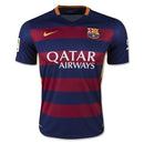 Camisa Barcelona Retrô Home l 2014/15 - Azul e Grená