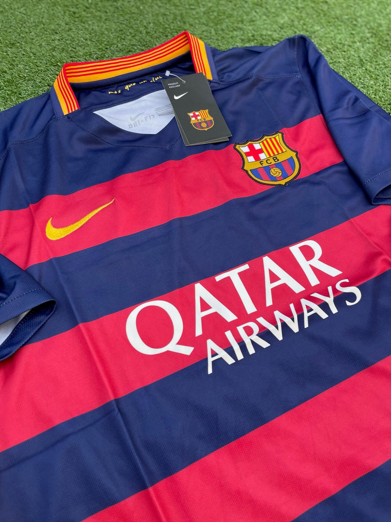 Camisa Barcelona Home l 2015/16 - Retrô