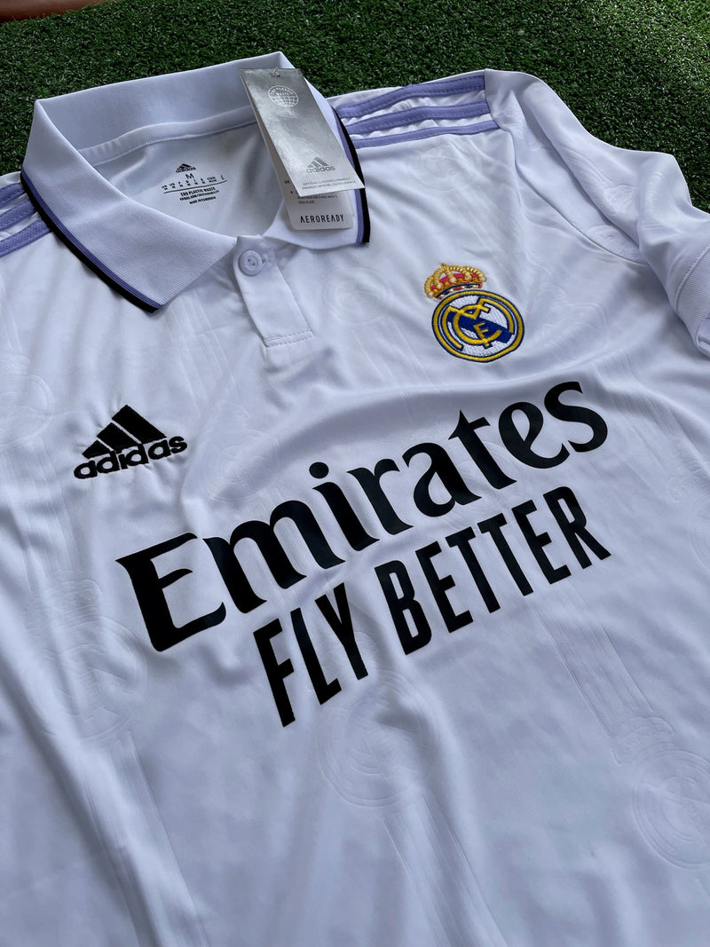 Camisa Real Madrid Home l 22/23 Torcedor - Branca