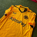 Camisa Wolverhampton I 23/24- Masculino Torcedor - Amarelo