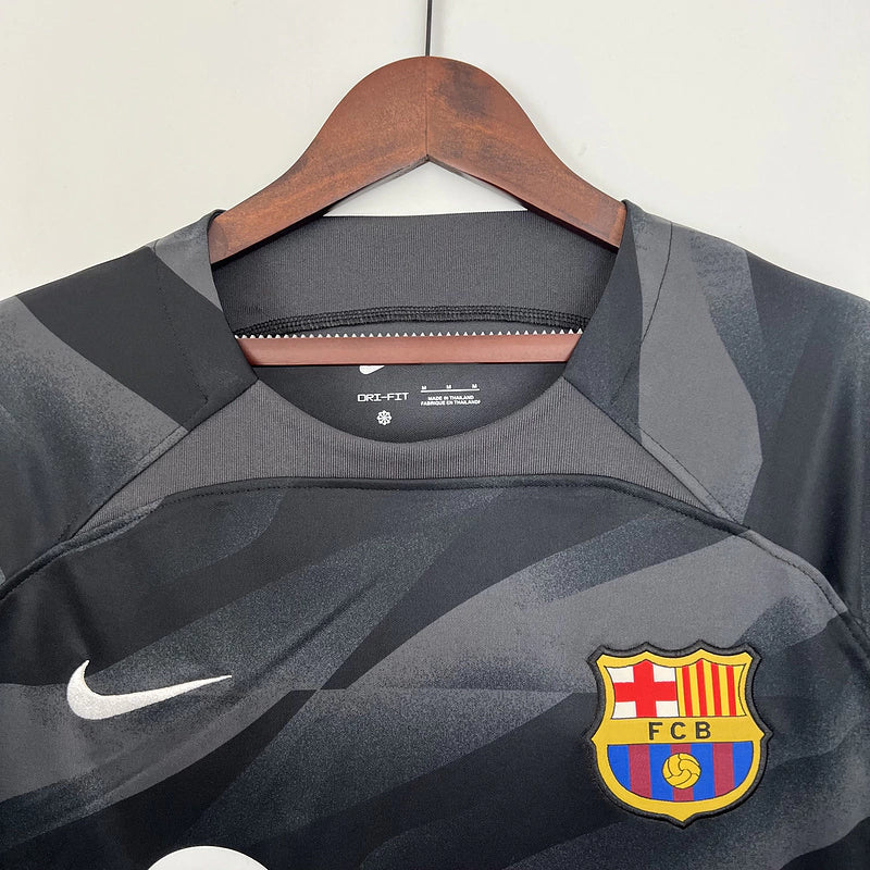 Camisa Barcelona 23/24 Treino - Preta