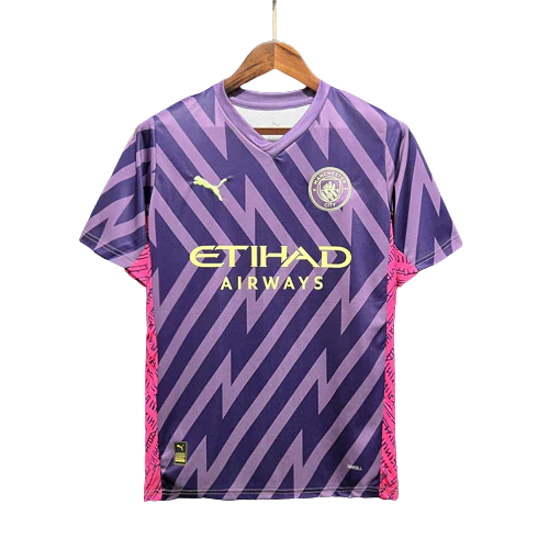 Camisa Goleiro Manchester City 23/24 - Roxo