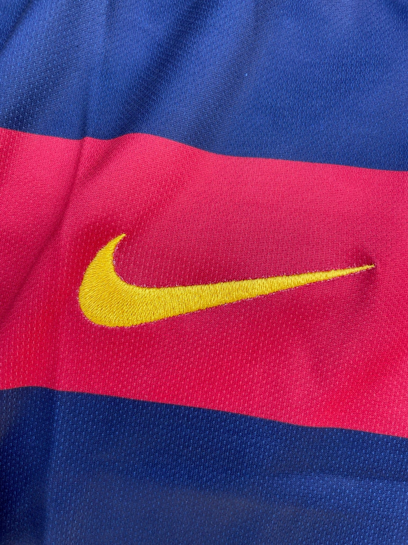 Camisa Barcelona Home l 2015/16 - Retrô