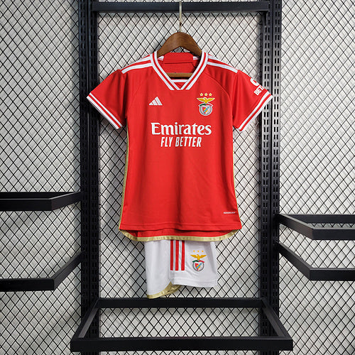 Kit Infantil Benfica Home 23/24 - Vermelho