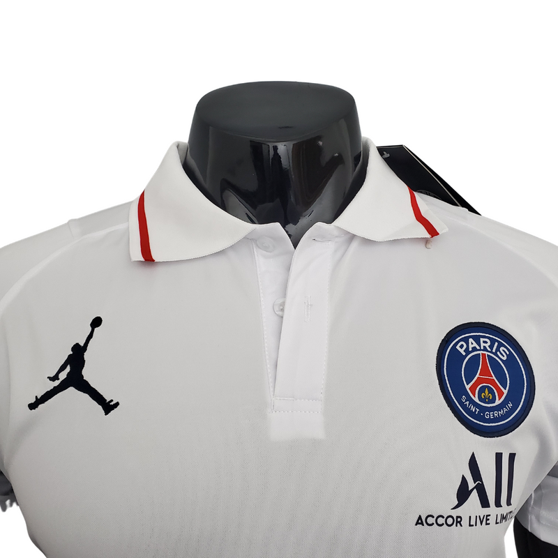 Camisa Polo PSG Jordan Branca - Masculina