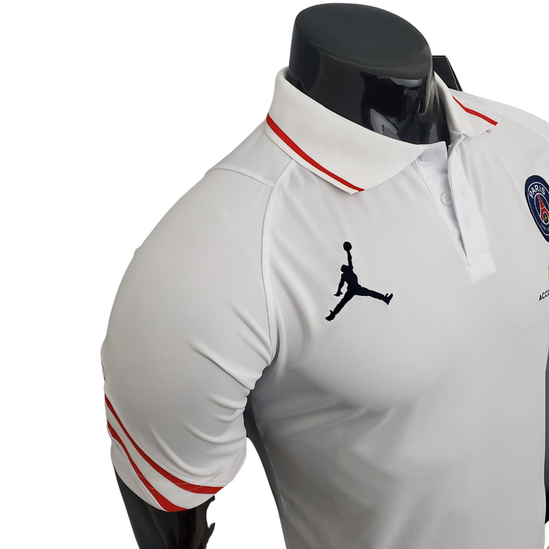 Camisa Polo PSG Jordan Branca - Masculina