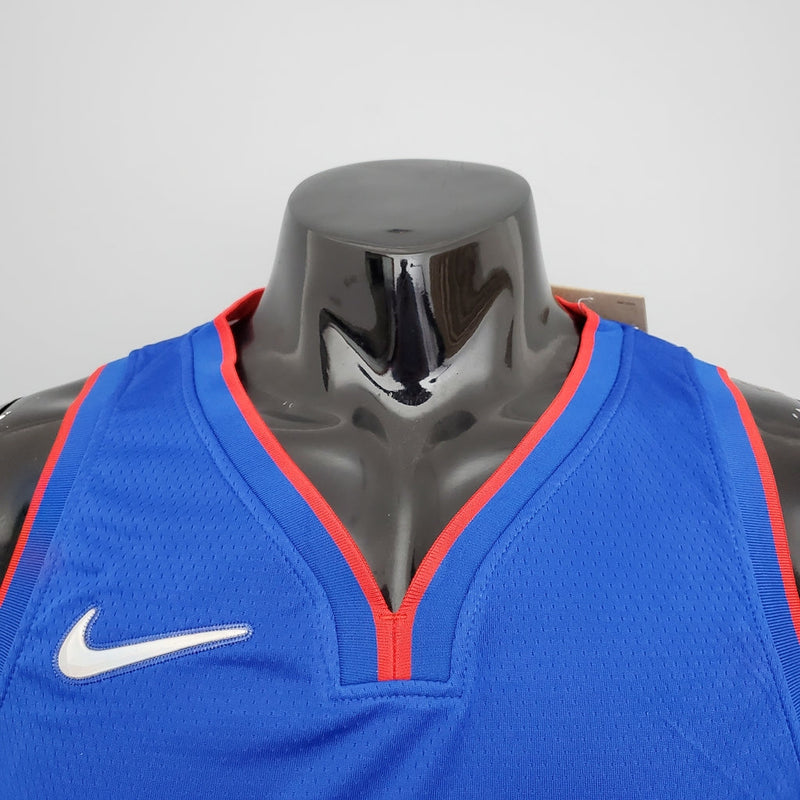 Regata Detroit Pistons Masculina - Azul